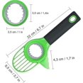 thumbnail image 4 of Avocado Cutter, 3 in 1 Avocado Cutter, Avocado Peeler Suitable for Kiwi, Dragon Fruit, Mango, 4 of 5