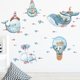 thumbnail image 2 of Juego de 4 pegatinas de pared grandes MACHAO Ballenas del mundo submarino 30 * 90 CM, 2 of 5