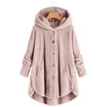 thumbnail image 4 of FDDMis Sherpa Jacket Girls Winter Coat 5t Toddler Sherpa Boys Hoodies Size 14-16 Girls Size 7 Clothes 18-24 Month Boy Clothes Winter Teen Clothes, Pink 9-10 Years, 4 of 8