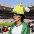 thumbnail image 4 of Hometravel Fashion Brazil Soccer Fan Hat for 2026, Football Style Fedora for Stadium Gear, Championship Matches Cap for Outdoor, Game Day, 4 of 5