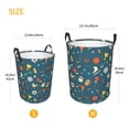 thumbnail image 3 of Fotbe Sports Ball Cesto de Ropa con Asas, Cesto Impermeable de Gran Capacidad, Bolsa de Lavado para Dormitorio, Cesto de Ropa con Ruedas y Asas-Medium, 3 of 6