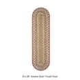 thumbnail image 7 of Homespice Azalea Premium Jute Braided Stair Tread 8" x 28" (Set of 13) Oval Multi Color Reversible, Natural Jute Yarn Rustic, Country, Primitive, Farmhouse Style, 7 of 7