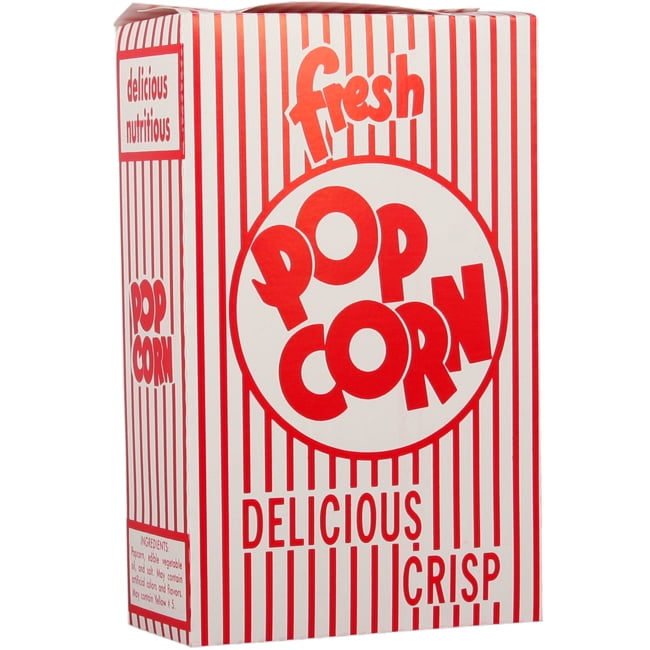 100/Case 2E Close-Top Popcorn Box 