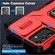 thumbnail image 4 of Funda para GANGXUN Samsung Galaxy A25 5G - Soporte metálico, Función magnética, Rojo, 4 of 5