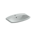 thumbnail image 4 of Kohler K-2351-1 Cimarron 20-3/8" Drop In Bathroom Sink - Dune, 4 of 6