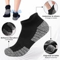 thumbnail image 2 of 7 Pares Calcetines de Hombre, Calcetas de Algodón Transpirables y Antiderrapantes, Tines Deportivas, Gym, Running, Tenis, Escalada, Fútbol y Baloncesto, 2 of 5