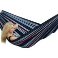 thumbnail image 1 of Hamac Brésilien Double de Luxe avec Support Universel - Denim, 1 of 5