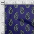 thumbnail image 1 of oneOone Viscose Jersey Fabric Paisley Block Print Fabric By Yard 60 Inch Wide, 1 of 5