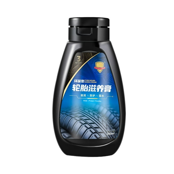 Kieccall 300ml Long Lasting Tire Shine Gel Wet Look Protectant for Car Tires SUV and Truck Tires Anti Aging Dressing with Applicator