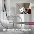 thumbnail image 3 of Professional Electrician’s Wire Pulling Assistant Tool, Drill Powered Fish Tape Cable Feeder, Electric Cable Puller for Fast Wiring, Portable Electrical Wire Puller Tool for Drill Use, 3 of 14