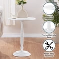thumbnail image 4 of Convenience Concepts Classic Accents Amelia Spindle Table, White, 4 of 6