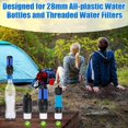 thumbnail image 4 of Kit de Acoplamiento para Filtros de Agua con Rosca Externa de 28 mm y de Plástico Estándar para Senderismo y Acampada., 4 of 7