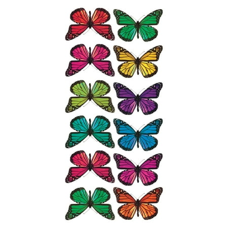 Butterfly 3 D Wall  Decals  Walmart  com