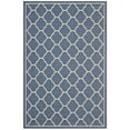 thumbnail image 3 of Modway Avena Moroccan Quatrefoil Trellis 9x12 Indoor and Outdoor Area Rug in Blue and Beige, 3 of 5