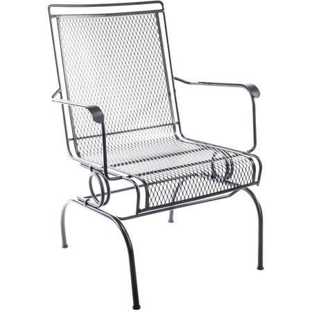 arlington house wrought iron motion chair, outdoor patio furniture
