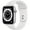 White, variant on Pre-Owned Apple Watch Series 6 (GPS, 44mm) Silver Aluminum Case with White Sport Band (Good)