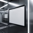 Touch Display Open Frame FOMIYES Elevator Advertising Frame Black Aluminum Snap Open Wall Mount ...