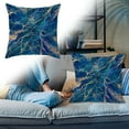 thumbnail image 1 of Comfortable Pillow Abstract Blue Pattern Printed Cushion for Home Sofa Car Bedside Decorative Use, 1 of 5