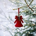 thumbnail image 5 of FastXmas Merry Christmas Bell with Bow Decorations,15" Plastic Bell Pendant Ornament for Christmas Tree Door Firepalce, Xmas Gift for Women, Xmas Bell,Bell Garland for Xmas Tree,Wedding,Home Decor, 5 of 5