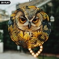 thumbnail image 5 of Owl Sunflower Butterfly Garden Wind Spinner 3D Metal Wind Chimes Decoration Ourdoor Chimes for Door Window Balconie Bedroom 9.8 in, 5 of 7