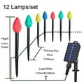 thumbnail image 2 of RXMEKW Christmas Lights Solar-Powered C9 Strawberry Led String Lights (1-12), Christmas Garden And Courtyard Decor with Ground Plug, 2 of 2