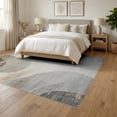 thumbnail image 3 of ODIKA 6'x9' Washable Area Rug Non-Slip, Easy Care, Abstract Vintage Way Distressed Swirl Motif Lightweight Throw for Family Room, Living Mater Bedroom, 3 of 7