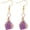 Amethyst, variant on Raw Crystal Earrings for Women 14K Gold Plated Unique Handmade Crystal Drop Earrings Dangle Gemstone Earrings Natural Stone Earrings for Women[n7539]