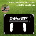 thumbnail image 4 of LJNYFDC Right-handed Baseball Mat Baseball Hitting Mat Non Slip Design Wear Resistant Toes Facing Place Aid Suitable for Right and Left Handed Players Softball Hitting and Batting Training Tool, 4 of 7