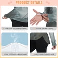 thumbnail image 4 of FORMRS Womens Long Sleeve Shirts UPF 50+ Sun Protection Quick Dry Fishing Hiking Tops, Size S-2XL, Moon and House, 4 of 8