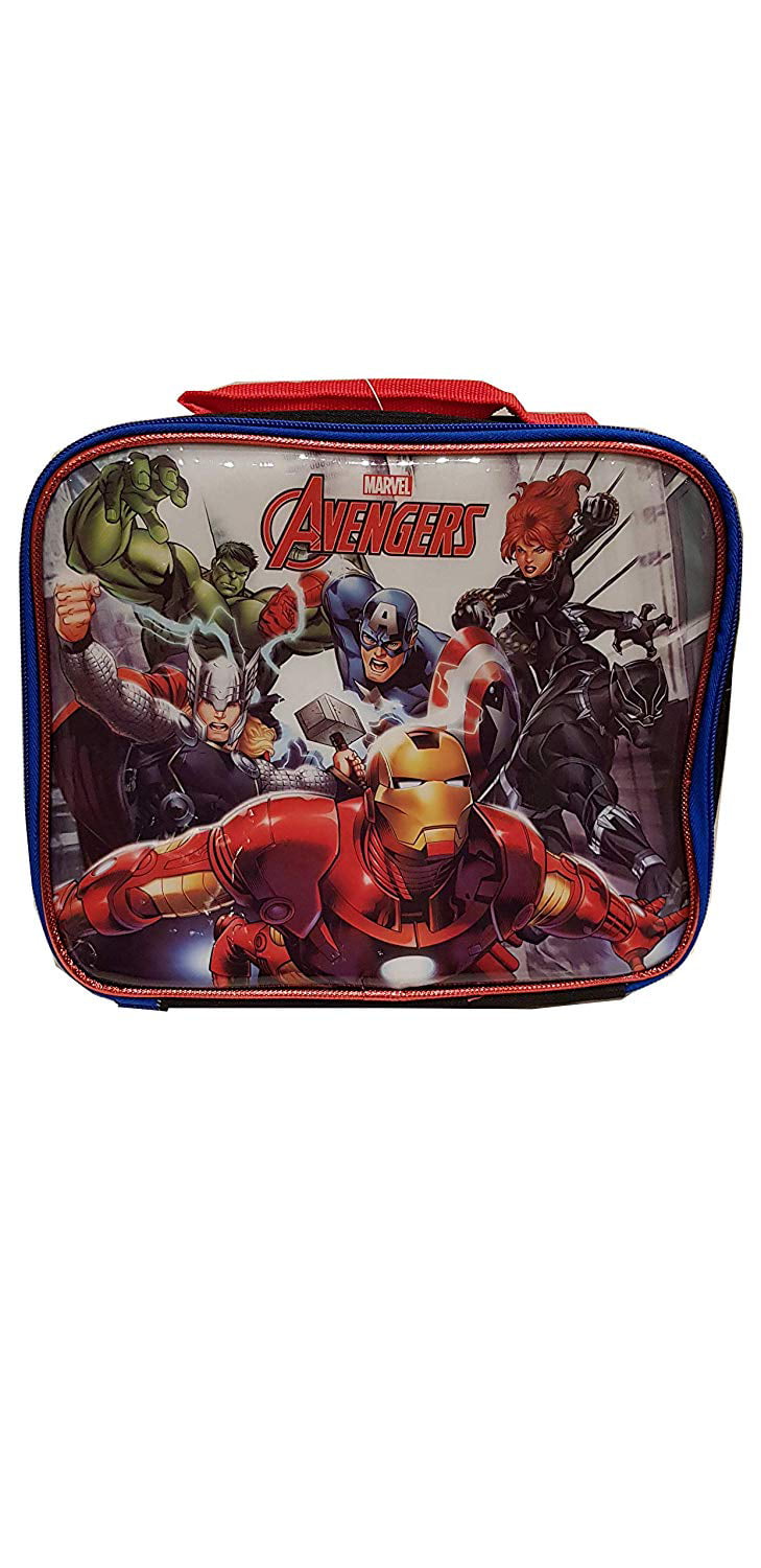 Marvel Avengers 8 Inch Kids Lunch Bag Multicolor Lunch Bag for Boys