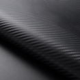 thumbnail image 2 of OULII Car Decal Stickers 3D Carbon Fiber Wrap Roll DIY for Auto Vehicle Decor Black 1Set 50x7.9 Inch, 2 of 4