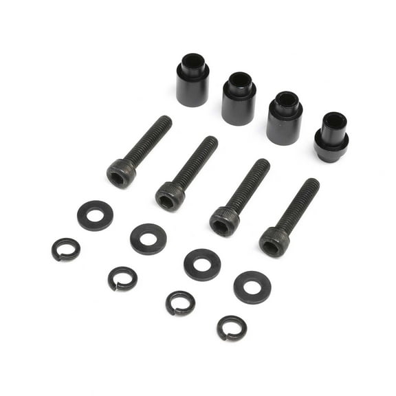 Losi Engine Mount Spacers & ClutchMountAlBlkDBXL 2.0 LOS256010 Gas Car/Truck Replacement Parts