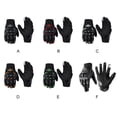 thumbnail image 3 of Decodeary Grip Motorcycle Gloves With Rough Leather Texture • Extra-protective orange M, 3 of 6