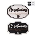 thumbnail image 1 of Set de Carteles de No Solicitar Longan Craft de Madera 2 Piezas, 1 of 7
