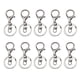 thumbnail image 5 of Billuyoard 10 Uds. Ganchos de presión de llavero de Metal-accesorios para cierres de llavero personalizados ganchos giratorios Bogavante blanco +spla 2Conjunto, 5 of 6