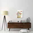 thumbnail image 2 of Global Gallery's 'Rainbow Seeds Romantic Birdcage II' By Lisa Audit Stretched Canvas Wall Art, 2 of 4