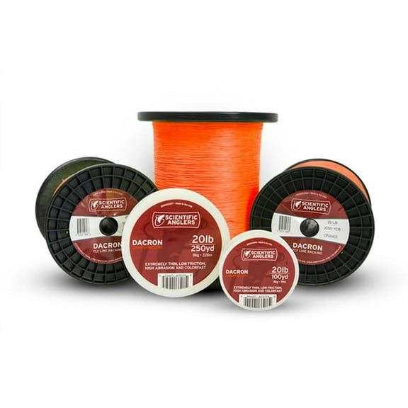 Scientific Anglers Fly Line Backing 20Lb 100yd Orange