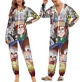 thumbnail image 6 of Gravity Falls Womens Mens Hooded Jumpsuit - Zip Up One Piece Pajamas Soft Cozy Winter Warm Plush Loungewear, 6 of 8