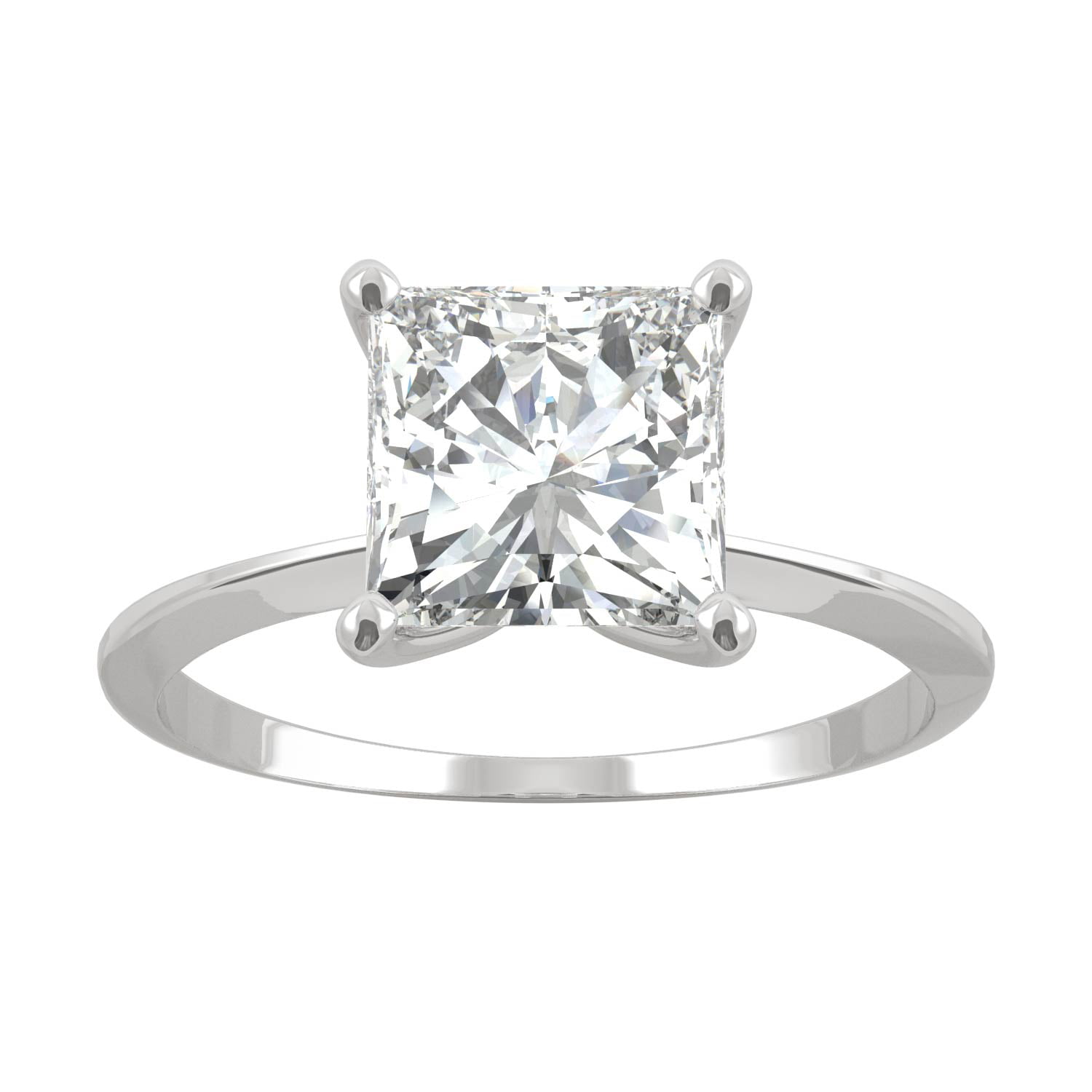 Trillion CZ Moissanite Vintage Extremely 3.30Ct Brilliant Wedding Ring In 925 SS 