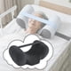 thumbnail image 5 of Almohada para dormir vertical con soporte para cabeza y cuello, cómoda y anticaídas. Gris oscuro, 5 of 9