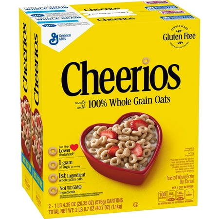 Cheerios Gluten-Free Cold Cereal (20.35 oz., 2 pk.)