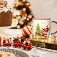 thumbnail image 3 of Gingprous Set of 4 Christmas Coffee Mugs Set, 11 Oz Ceramic Christmas Mug, Santa Christmas Tree Holiday Mug Decor, Marry Christmas Gifts for Women Kids, 3 of 8