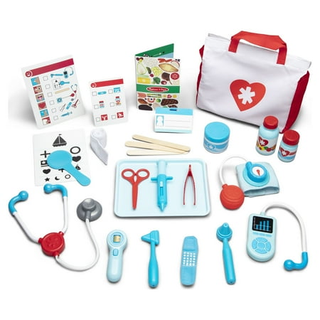 UPC: 0000772085694 | Melissa & Doug Get Well Doctor’s Kit Play Set – 25 Toy Pieces