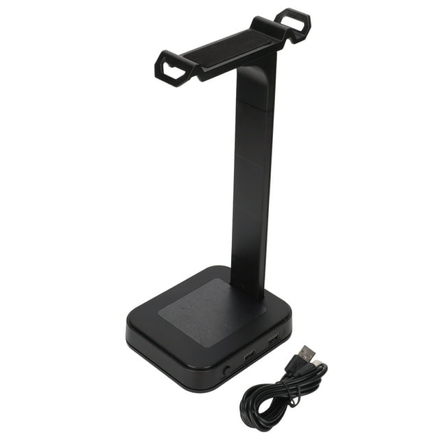 Soporte para auriculares RGB colorido, gran versatilidad, USB, soporte para auriculares para juegos de escritorio con Base antideslizante