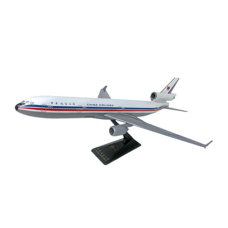 China Airlines Mcdonnell Douglas Md11 Old Livery Airplane Miniature Model Plastic Snapfit 1200 Scale Part# Amd01100H006