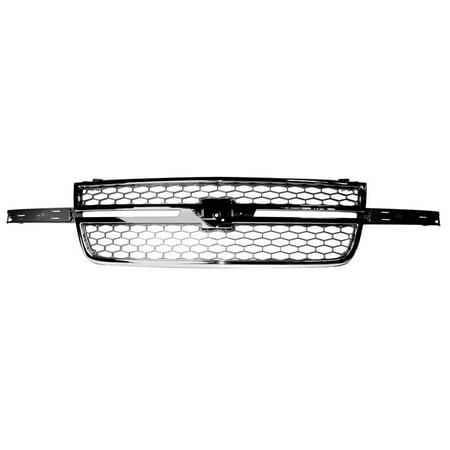 KAI New Standard Replacement Front Grille, Fits 2005-2006 Chevrolet Silverado