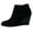 Black, variant on Women's Wedge Booties Soft Vegan Suede Easy Slip-On Memory Foam Wide Widths Booties