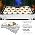 thumbnail image 3 of Kdxio Colorful maple leaf owl Print Front Windshield Sun Shade,Folding Auto Sunshade for Car Truck SUV-Small, 3 of 5