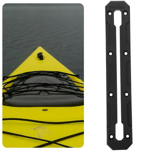 Worgeous MLINS 1 Set Kayak Mount Slide Track Canoe Rail Base Fishing Boat Kayak Track Rail Mounting Accessory