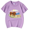 thumbnail image 5 of YUEHUA Kids' Walk for Peace Alaska Vintage T-Shirt, Boys' Casual Short Sleeve Tee, Retro Scenic Graphic Print Top for Travel, 5 of 5